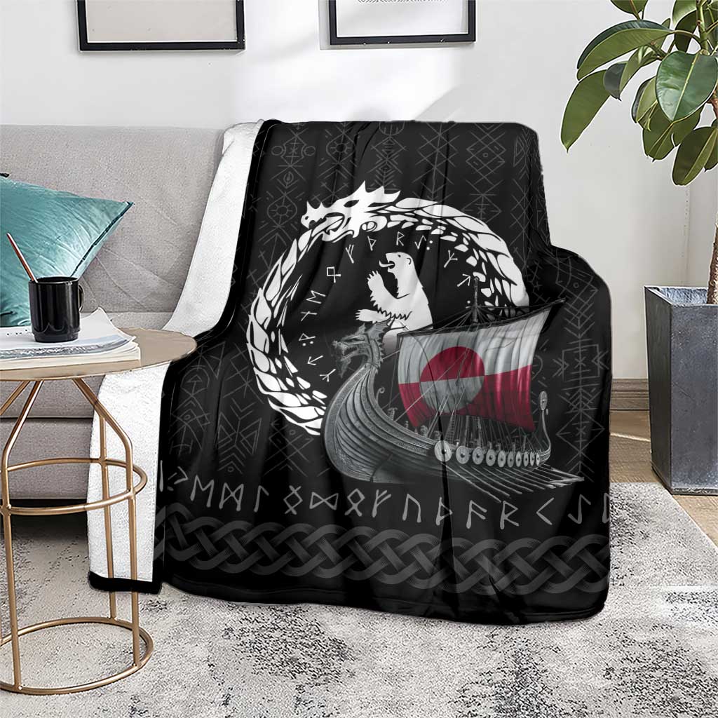 Greenland Viking Drakkar Blanket Viking Blood - Wonder Print Shop