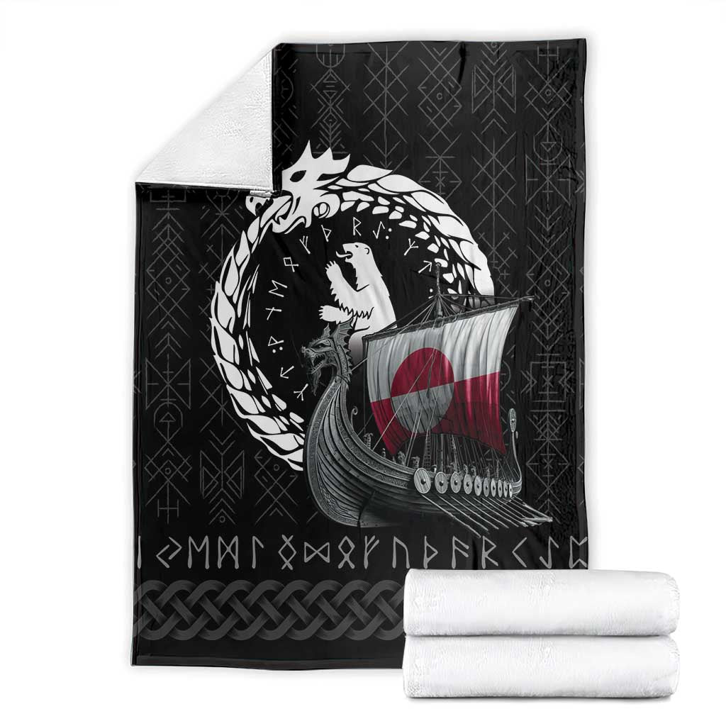 Greenland Viking Drakkar Blanket Viking Blood - Wonder Print Shop