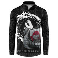 Greenland Viking Drakkar Button Sweatshirt Viking Blood - Wonder Print Shop