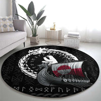 Greenland Viking Drakkar Round Carpet Viking Blood - Wonder Print Shop
