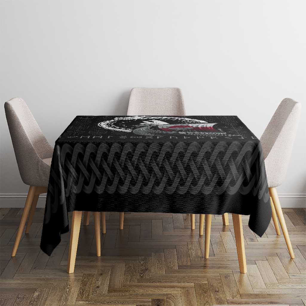 Greenland Viking Drakkar Tablecloth Viking Blood - Wonder Print Shop