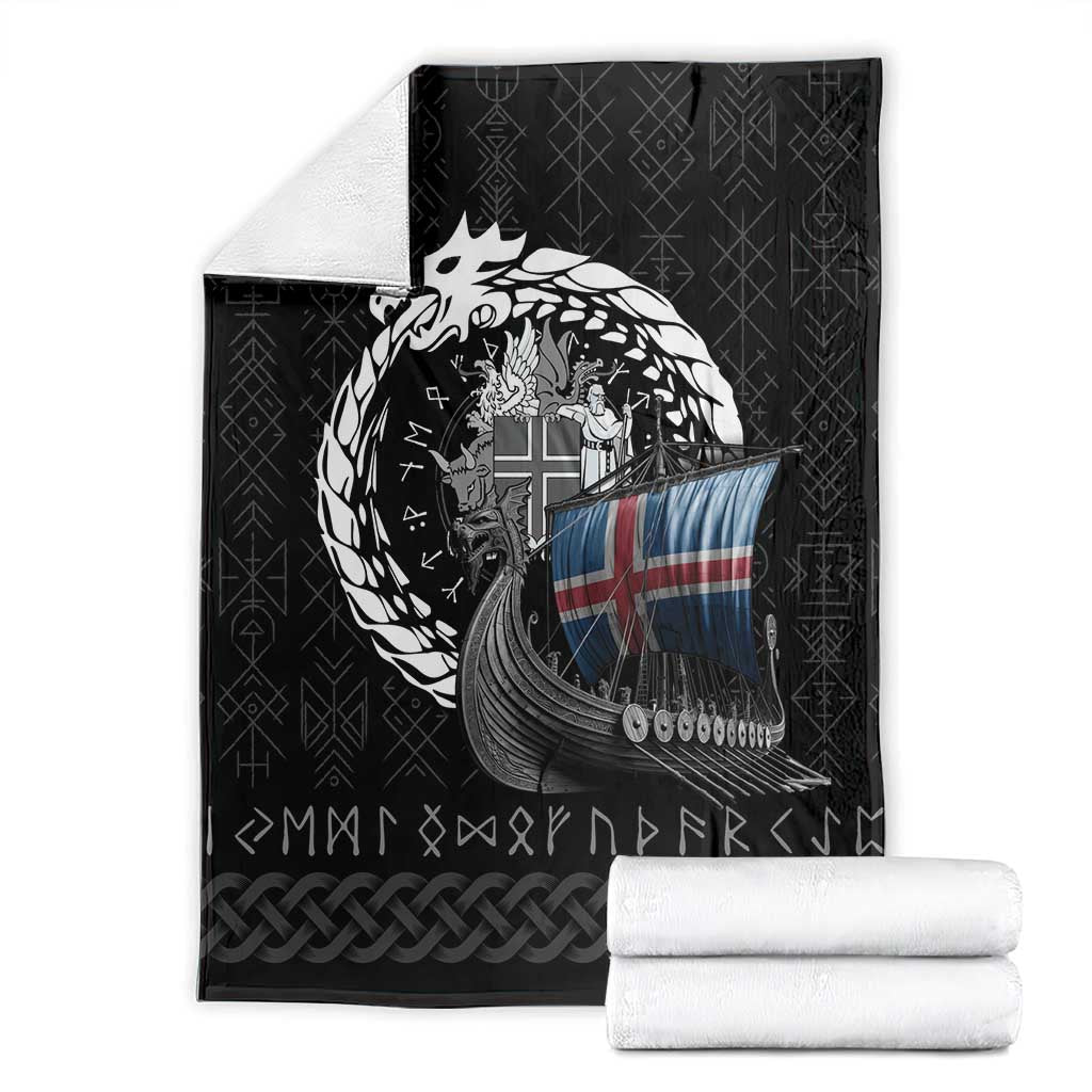 Iceland Viking Drakkar Blanket Viking Blood - Wonder Print Shop