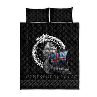 Iceland Viking Drakkar Quilt Bed Set Viking Blood - Wonder Print Shop