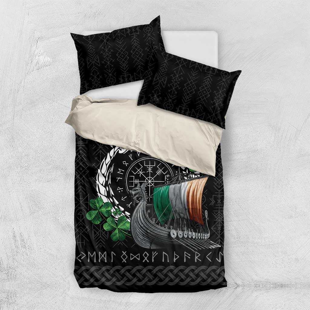 Ireland Viking Drakkar Bedding Set Viking Blood - Wonder Print Shop