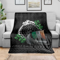 Ireland Viking Drakkar Blanket Viking Blood - Wonder Print Shop
