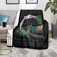 Ireland Viking Drakkar Blanket Viking Blood - Wonder Print Shop