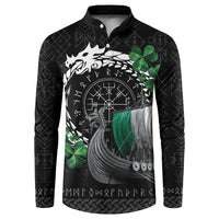 Ireland Viking Drakkar Button Sweatshirt Viking Blood - Wonder Print Shop