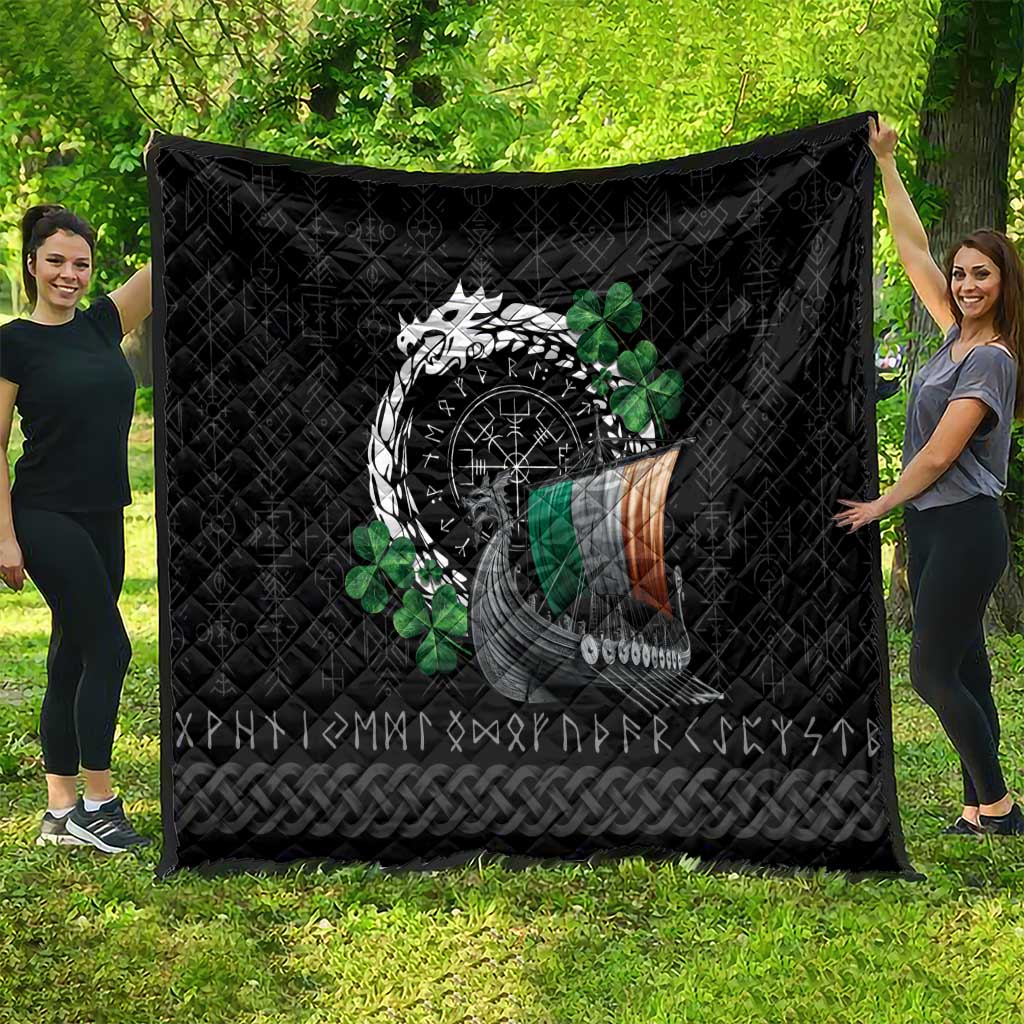 Ireland Viking Drakkar Quilt Viking Blood - Wonder Print Shop