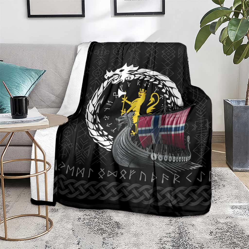 Norway Viking Drakkar Blanket Viking Blood - Wonder Print Shop