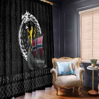 Norway Viking Drakkar Window Curtain Viking Blood - Wonder Print Shop