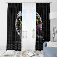 Norway Viking Drakkar Window Curtain Viking Blood - Wonder Print Shop