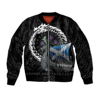 Scotland Viking Drakkar Bomber Jacket Viking Blood - Wonder Print Shop