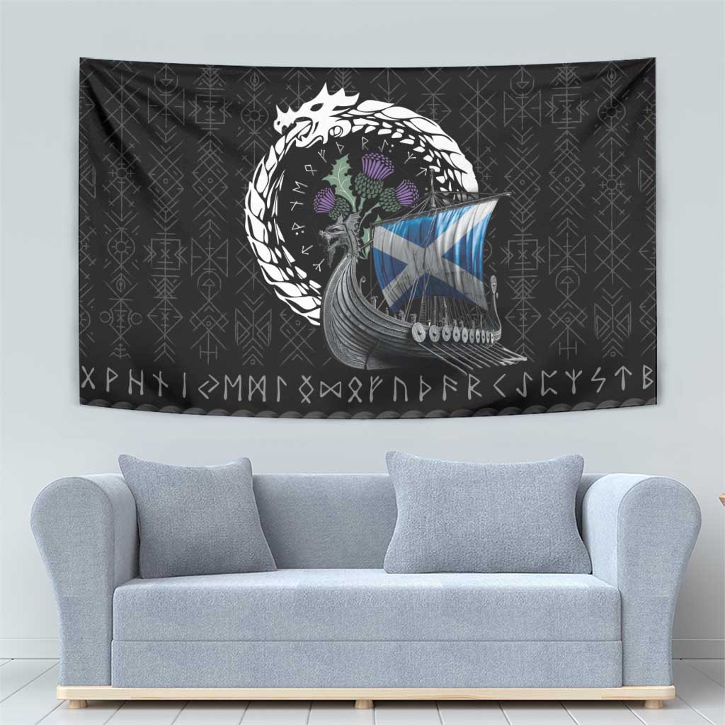 Scotland Viking Drakkar Tapestry Viking Blood - Wonder Print Shop