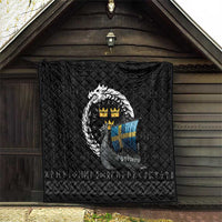 Sweden Viking Drakkar Quilt Viking Blood - Wonder Print Shop