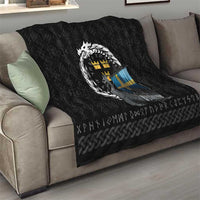 Sweden Viking Drakkar Quilt Viking Blood - Wonder Print Shop