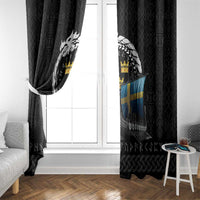 Sweden Viking Drakkar Window Curtain Viking Blood - Wonder Print Shop