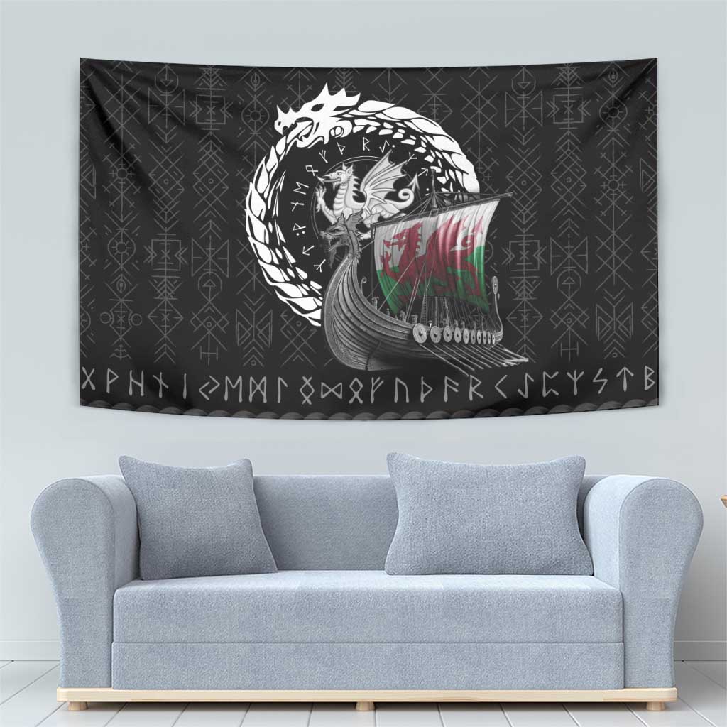 Wales Viking Drakkar Tapestry Viking Blood - Wonder Print Shop