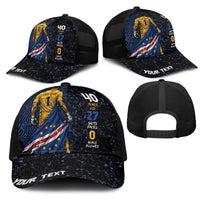 Cape Verde Goalkeeper Personalized Baseball Net Cap 40 Years Old 27 Shots Zero Goals Vintage