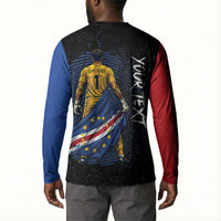 Cape Verde Goalkeeper Personalized Button Sweatshirt 40 Years Old 27 Shots Zero Goals Vintage
