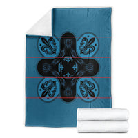 Bafokeng Rabbit Crown Palesa ea kharanium Blanket Blue Seanamarena Basotho Blanket Inspired