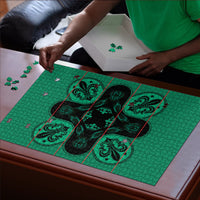Bafokeng Rabbit Crown Palesa ea kharanium Puzzle Green Seanamarena Basotho Blanket Inspired