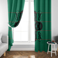 Bafokeng Rabbit Crown Palesa ea kharanium Window Curtain Green Seanamarena Basotho Blanket Inspired