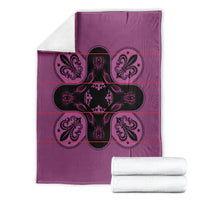 Bafokeng Rabbit Crown Palesa ea kharanium Blanket Pink Seanamarena Basotho Blanket Inspired