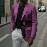 Bafokeng Rabbit Crown Palesa ea kharanium Blazer Pink Seanamarena Basotho Blanket Inspired
