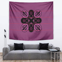 Bafokeng Rabbit Crown Palesa ea kharanium Tapestry Pink Seanamarena Basotho Blanket Inspired