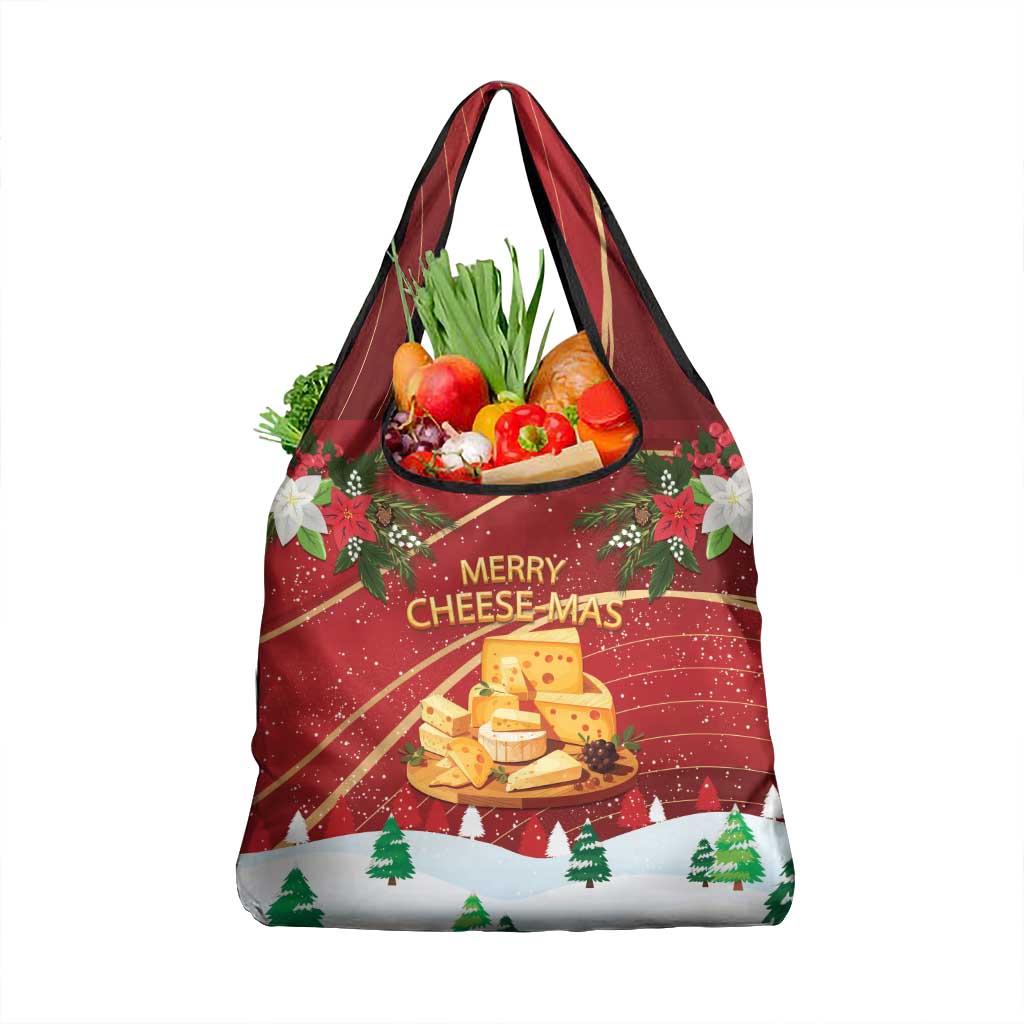 Merry Cheesemas Grocery Bag Switzerland Frohe Weihnachten