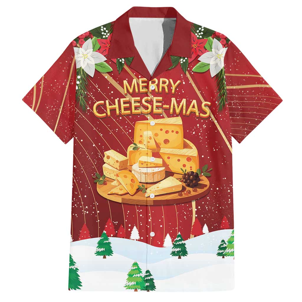 Merry Cheesemas Hawaiian Shirt Switzerland Frohe Weihnachten - Wonder Print Shop