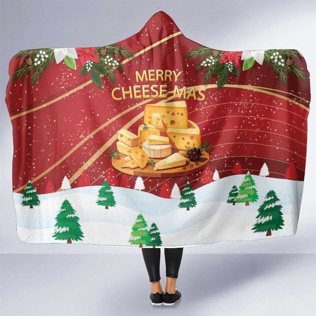 Merry Cheesemas Hooded Blanket Switzerland Frohe Weihnachten