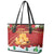 Merry Cheesemas Leather Tote Bag Switzerland Frohe Weihnachten - Wonder Print Shop