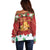 Merry Cheesemas Off Shoulder Sweater Switzerland Frohe Weihnachten - Wonder Print Shop