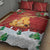 Merry Cheesemas Quilt Bed Set Switzerland Frohe Weihnachten - Wonder Print Shop