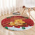 Merry Cheesemas Round Carpet Switzerland Frohe Weihnachten