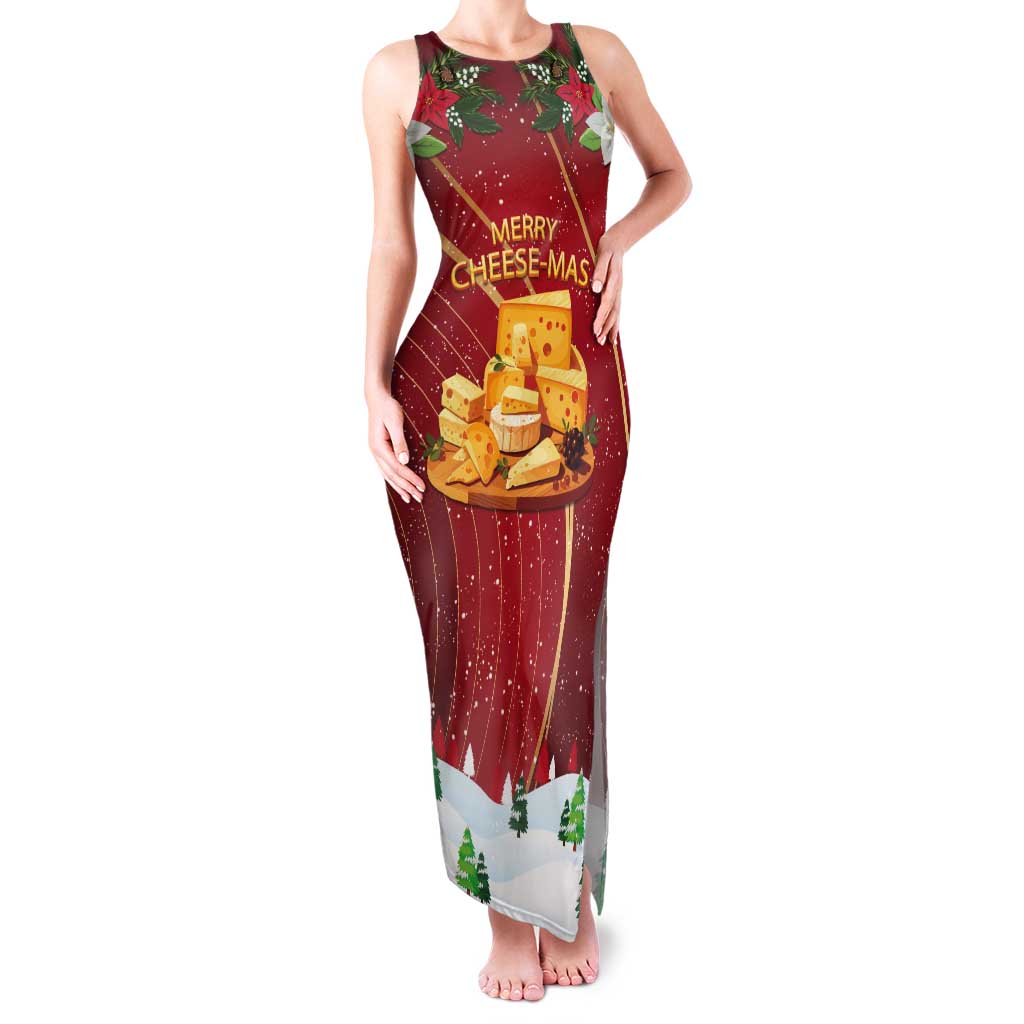 Merry Cheesemas Tank Maxi Dress Switzerland Frohe Weihnachten