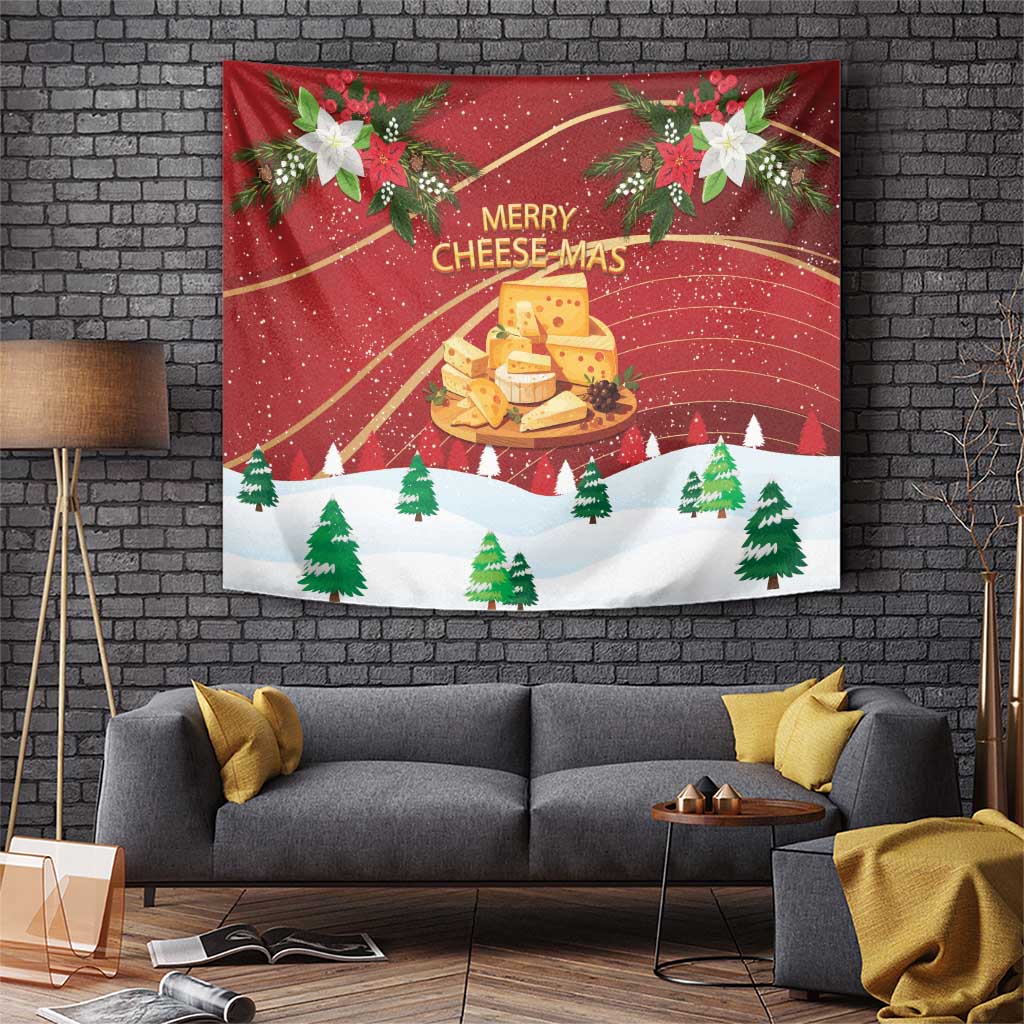 Merry Cheesemas Tapestry Switzerland Frohe Weihnachten