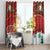 Merry Cheesemas Window Curtain Switzerland Frohe Weihnachten - Wonder Print Shop