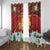 Merry Cheesemas Window Curtain Switzerland Frohe Weihnachten - Wonder Print Shop