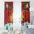 Merry Cheesemas Window Curtain Switzerland Frohe Weihnachten - Wonder Print Shop