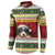 Merry Swissmas Bernese Mountain Dog Button Sweatshirt Switzerland Christmas Pattern LT9 - Wonder Print Shop