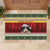 Merry Swissmas Bernese Mountain Dog Rubber Doormat Switzerland Christmas Pattern