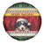 Merry Swissmas Bernese Mountain Dog Spare Tire Cover Switzerland Christmas Pattern