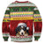 Merry Swissmas Bernese Mountain Dog Sweatshirt Switzerland Christmas Pattern