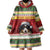 Merry Swissmas Bernese Mountain Dog Wearable Blanket Hoodie Switzerland Christmas Pattern