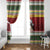 Merry Swissmas Bernese Mountain Dog Window Curtain Switzerland Christmas Pattern