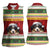 Merry Swissmas Bernese Mountain Dog Women Sleeveless Polo Shirt Switzerland Christmas Pattern