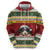 Merry Swissmas Bernese Mountain Dog Zip Hoodie Switzerland Christmas Pattern