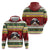 Merry Swissmas Bernese Mountain Dog Zip Hoodie Switzerland Christmas Pattern